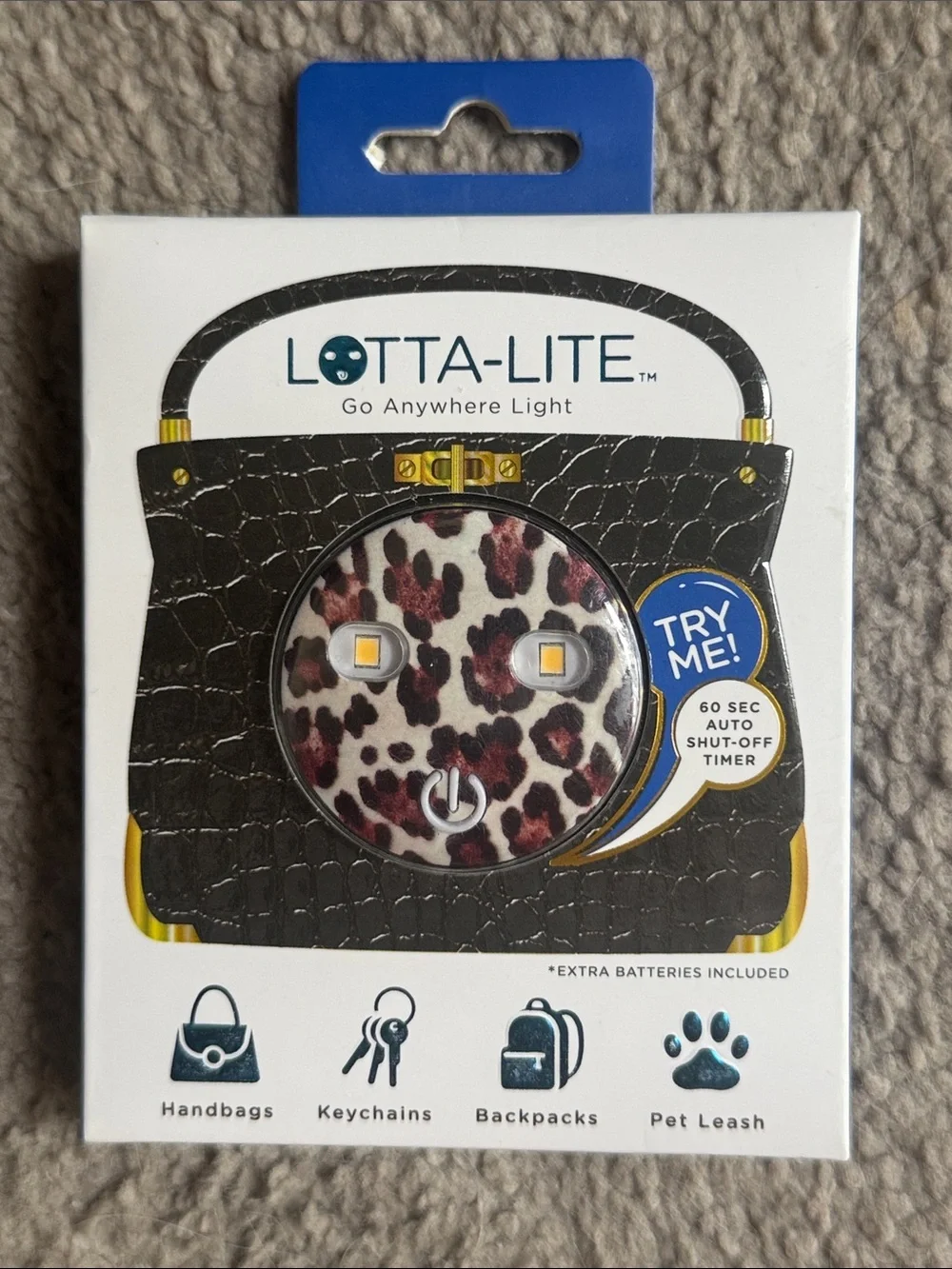 LOTTA-LITE Leopard Print Go Anywhere Light!